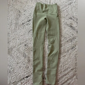 Calia by Carrie Underwood Sage Green Ribbed Leggings XXS Like New